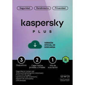 Kaspersky Plus Para 3 PCs...